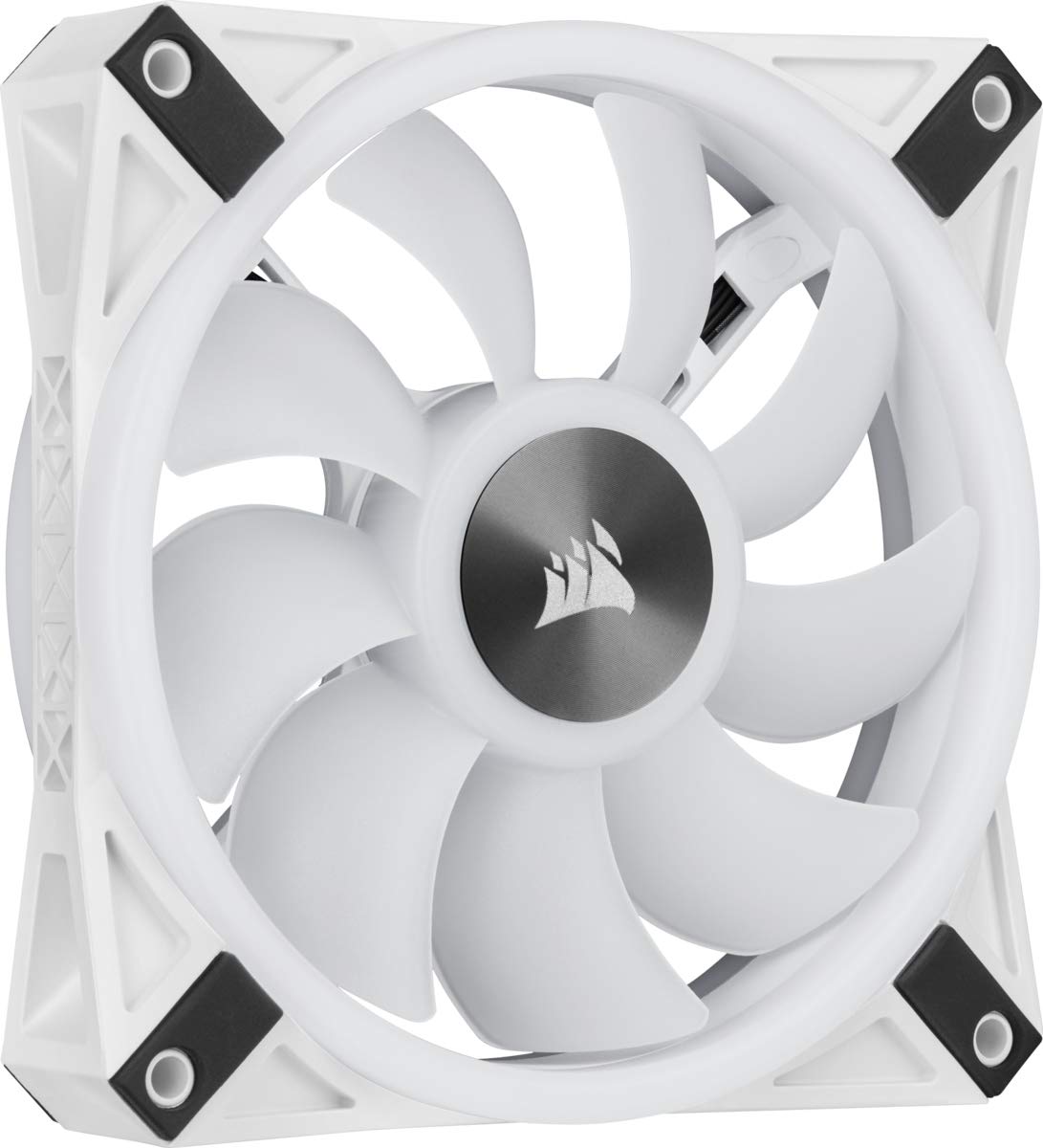 Corsair QL120 RGB ✖️10 CORSAIR QL Series, iCUE QL120 RGB, 120mm RGB LED PWM White Fan